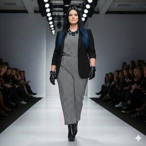 Size 12 Vince Camuto‎ Diagonal stripe jumpsuit **NEW WITHOUT TAGS**